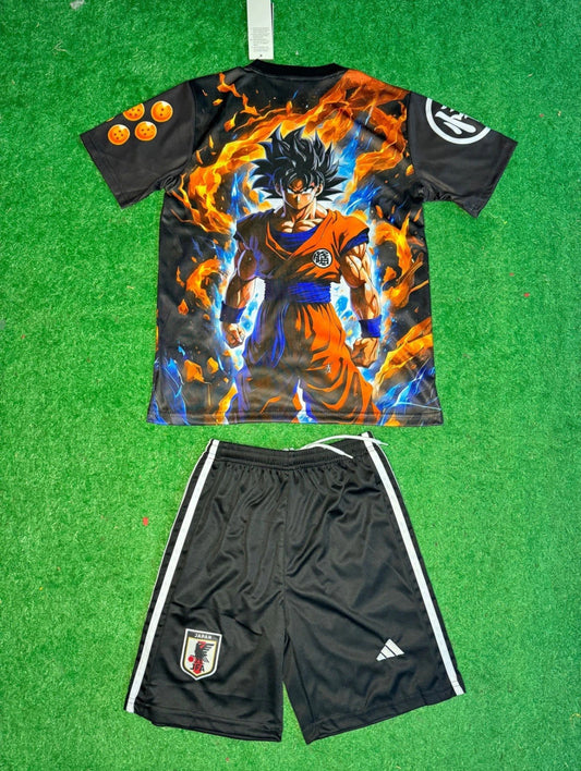 Kit Bambino Maglia Goku Ultra Istinto e Pantaloncino x Nazionale Giapponese