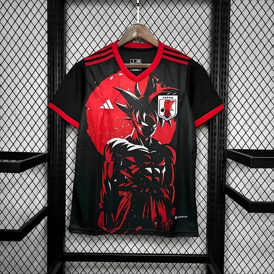 Maglia Goku Rossa X Nazionale Giapponese