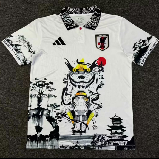 Maglia Calcio Giappone x Naruto (Naruto & Kurama)